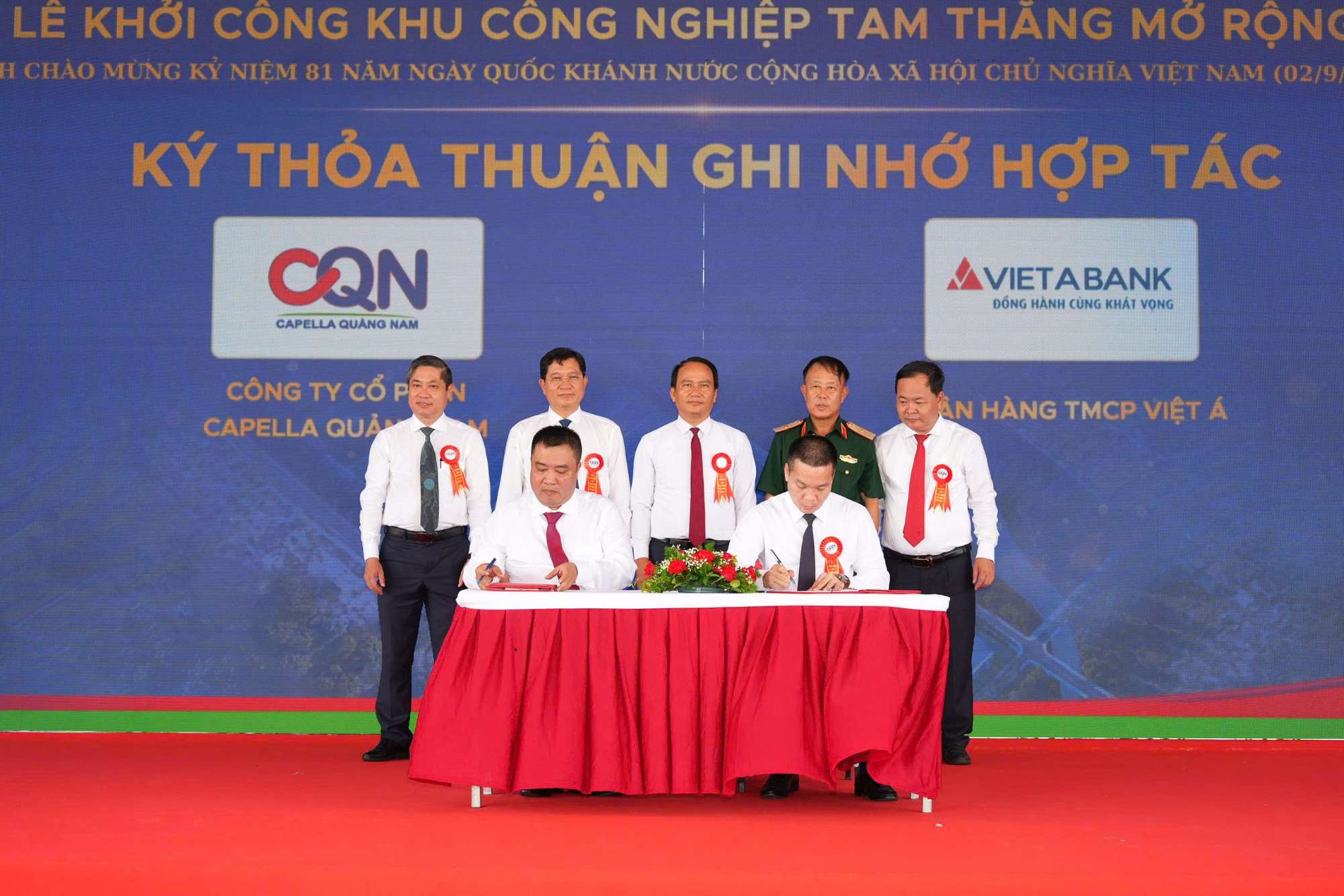 VIETABANK mở rộng hệ sinh thái tài chính - công nghệ tại KCN Tam Thăng Mở rộng 2