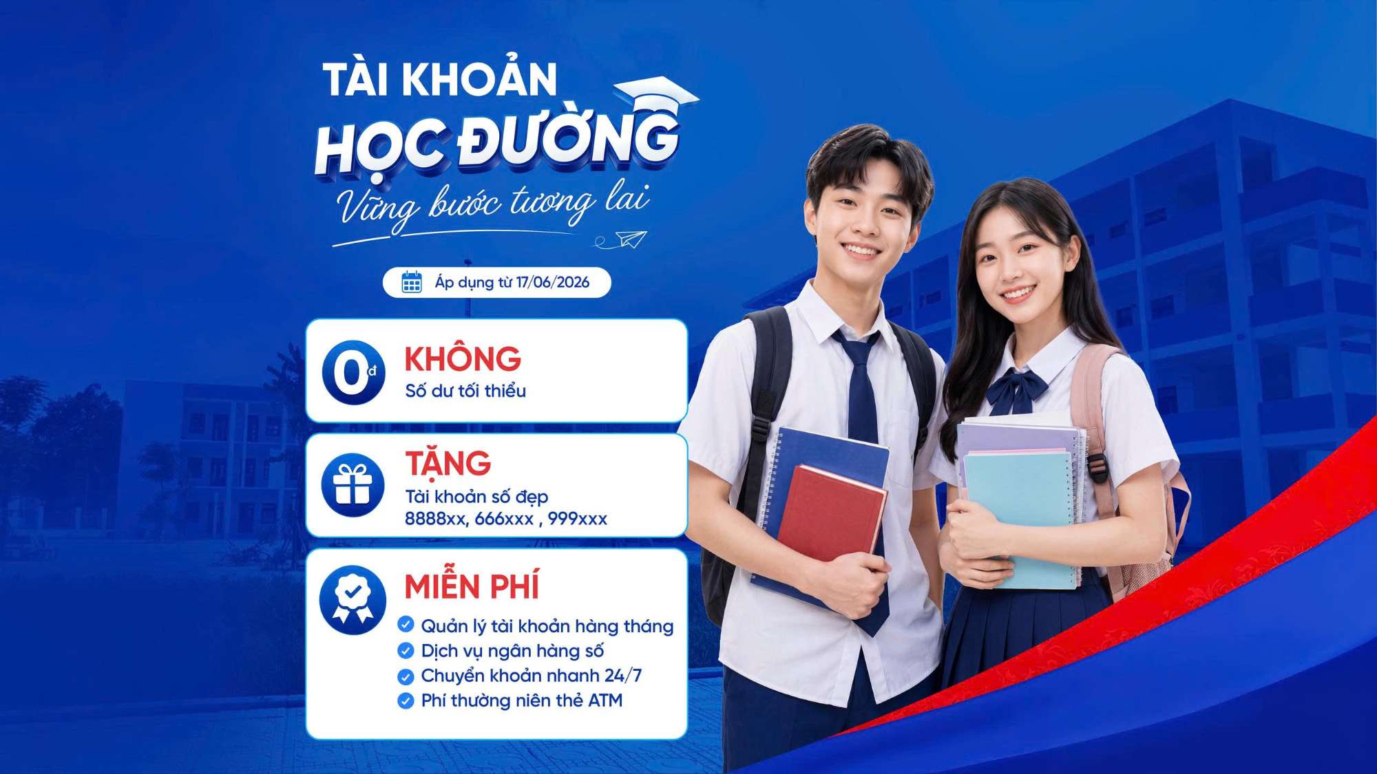 TÀI KHOẢN HỌC ĐƯỜNG – VỮNG BƯỚC TƯƠNG LAI CÙNG VIETABANK