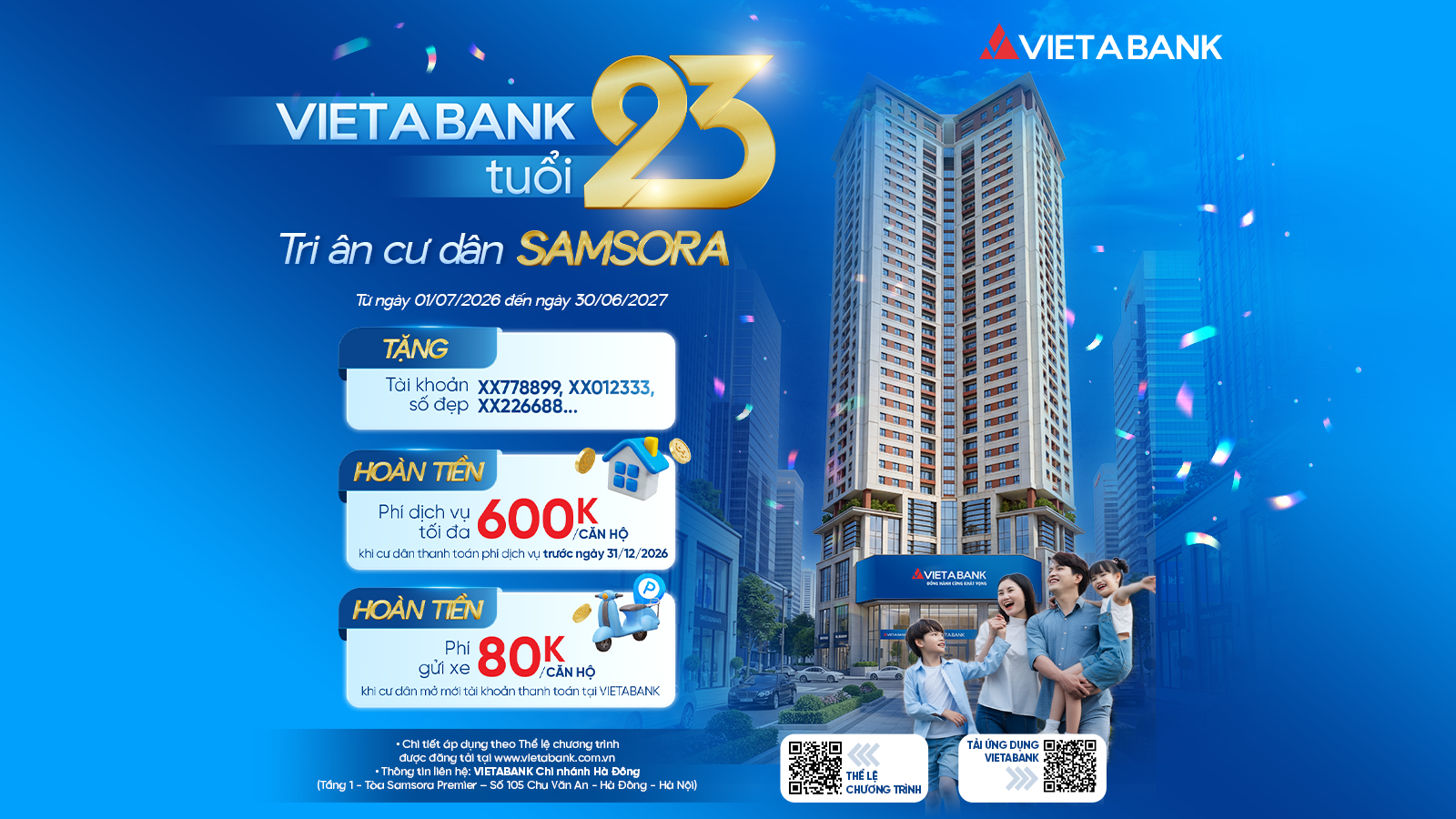 VIETABANK TUỔI 23 - TRI ÂN CƯ DÂN SAMSORA
