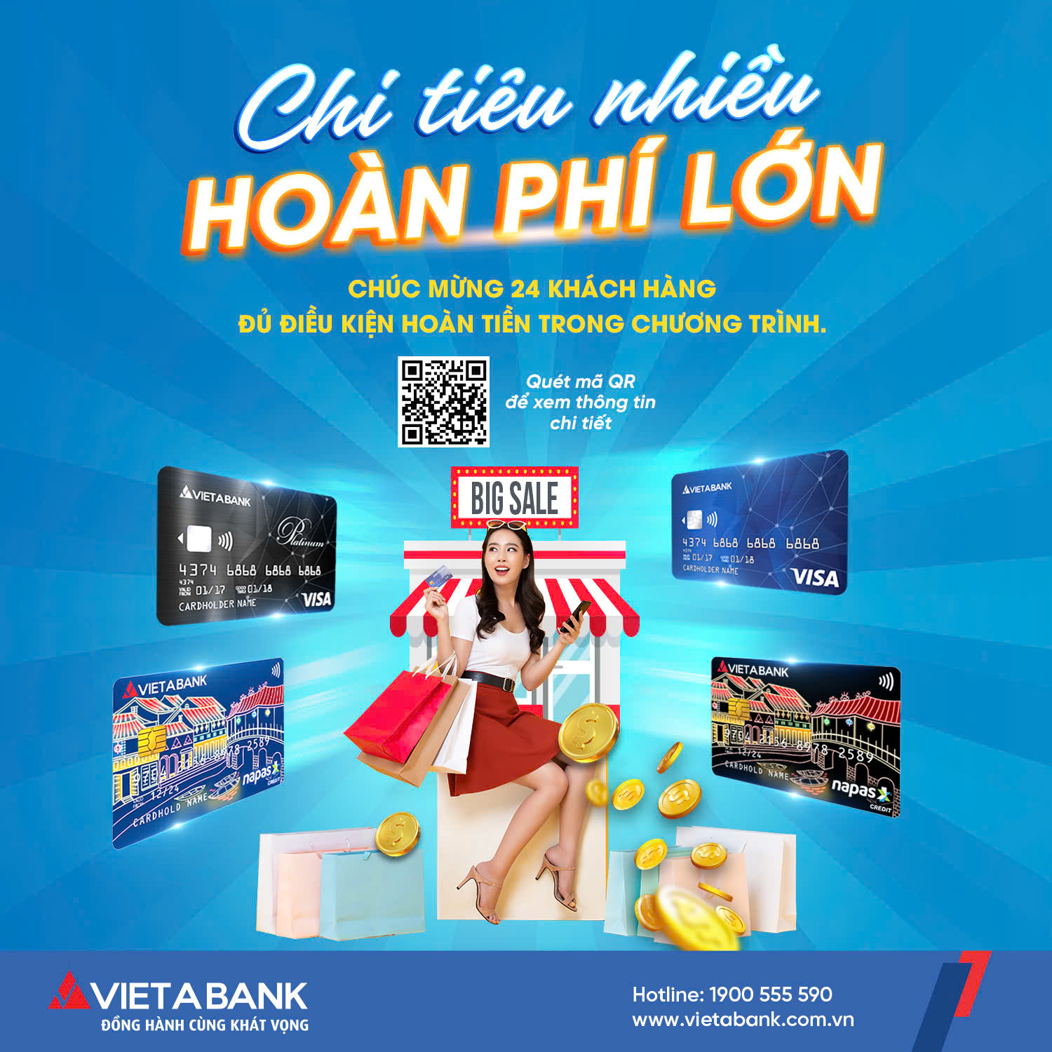 KẾT QUẢ CHƯƠNG TRÌNH "CHI TIÊU NHIỀU- HOÀN PHÍ LỚN" KỲ CUỐI 