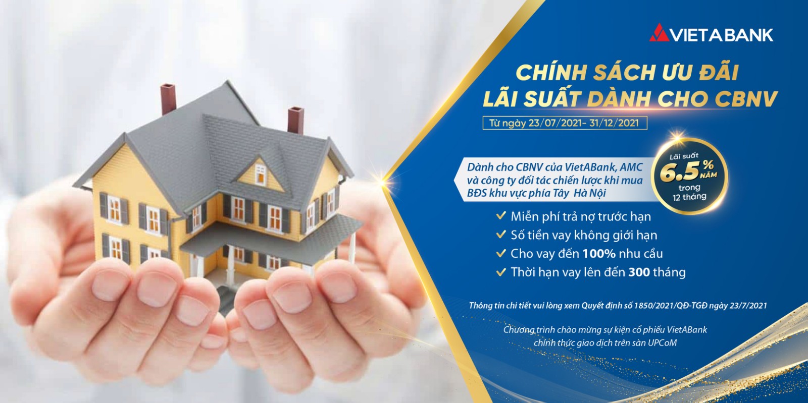 Chính sách ưu đãi cho CBNV vay mua nhà tại khu vực phía Tây Hà Nội