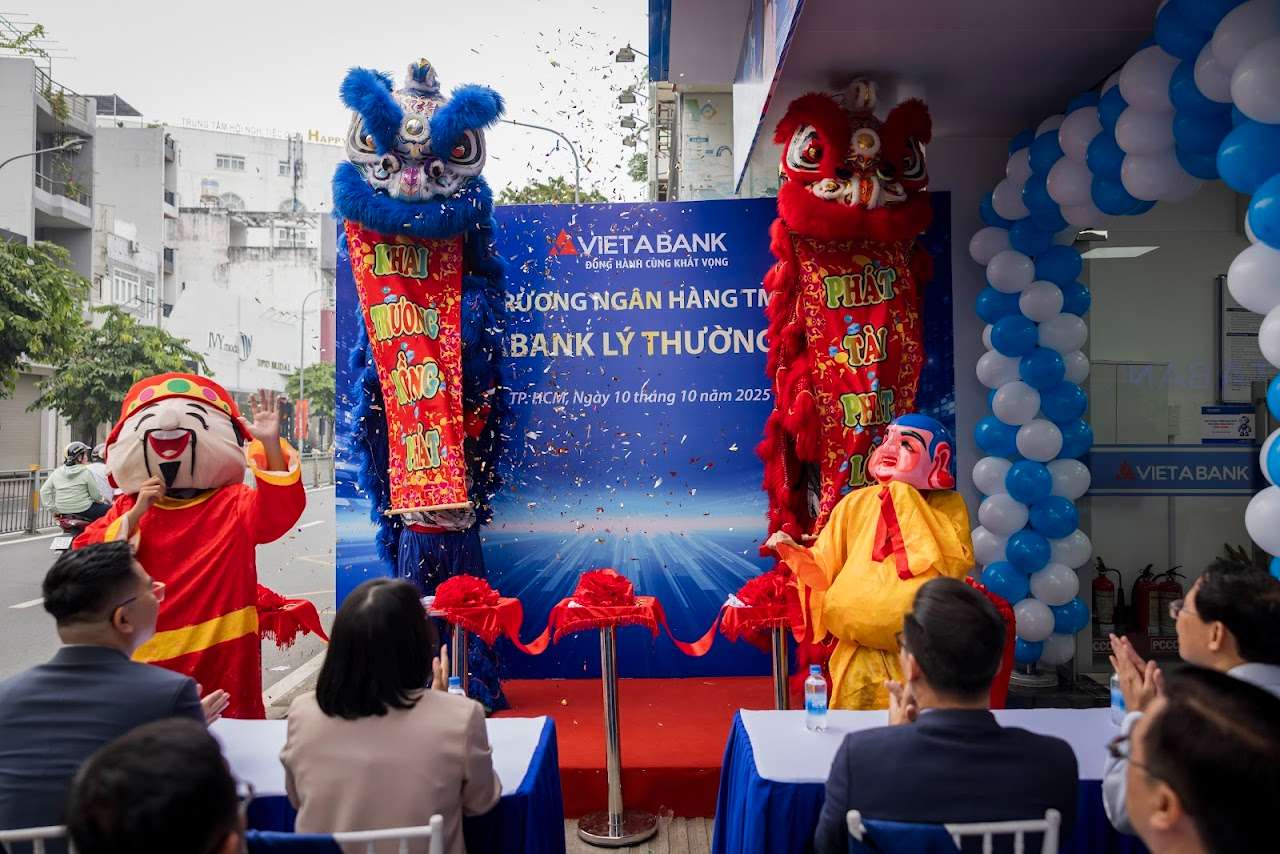 VIETABANK KHAI TRƯƠNG TRỤ SỞ MỚI PHÒNG GIAO DỊCH LÝ THƯỜNG KIỆT