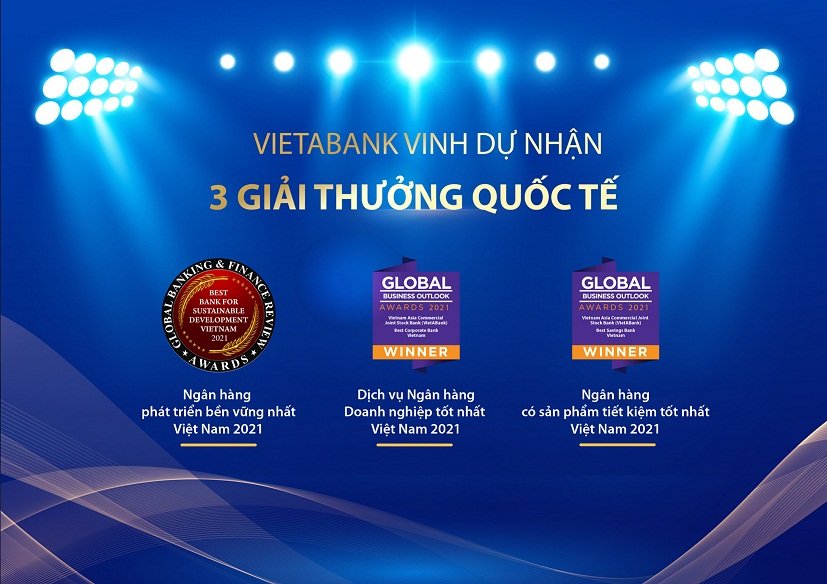 VietABank liên tiếp đón nhận giải thưởng quốc tế uy tín 