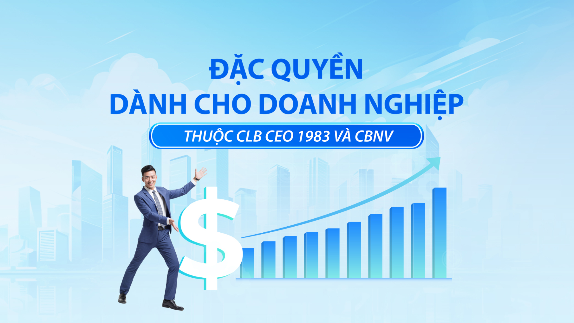 VIETABANK RA MẮT GÓI ƯU ĐÃI ĐẶC QUYỀN DÀNH CHO CLB CEO 1983 – ĐỒNG HÀNH CÙNG DOANH NGHIỆP DẪN ĐẦU